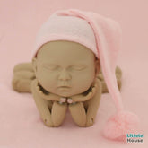 Baby Sleeping Hat | 3M | Light Pink